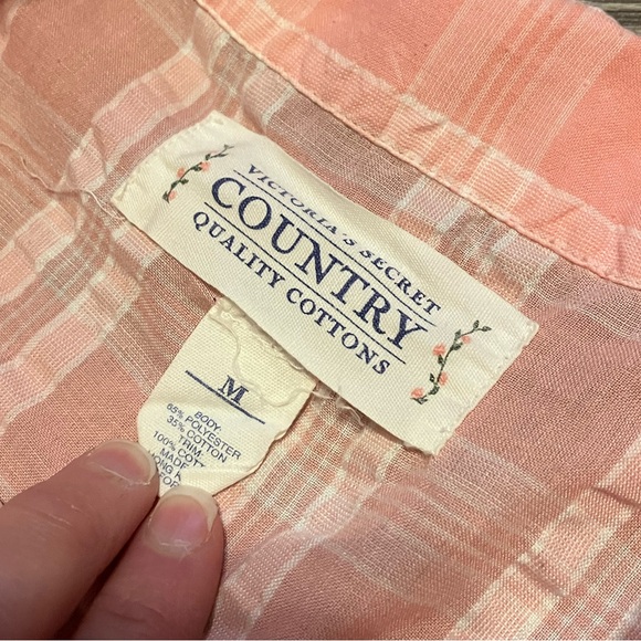 Vintage Victoria’s Secret Country Quality Cottons Oversized Pajama top - Picture 2 of 6